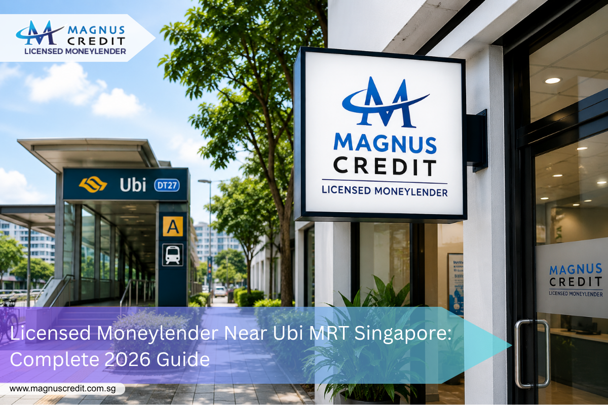 Blog 1 Magnus Credit licensed moneylender near Ubi MRT Singapore, located at 301 Ubi Ave 1 near Ubi MRT Exit A.